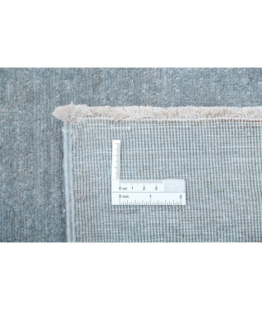 Overdye 9'0'' X 11'5'' Hand-Knotted Wool Rug 9'0'' x 11'5'' (270 X 343) / Grey / Grey
