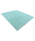 Overdye 8'0'' X 9'11'' Hand-Knotted Wool Rug 8'0'' x 9'11'' (240 X 298) / Green / N/A