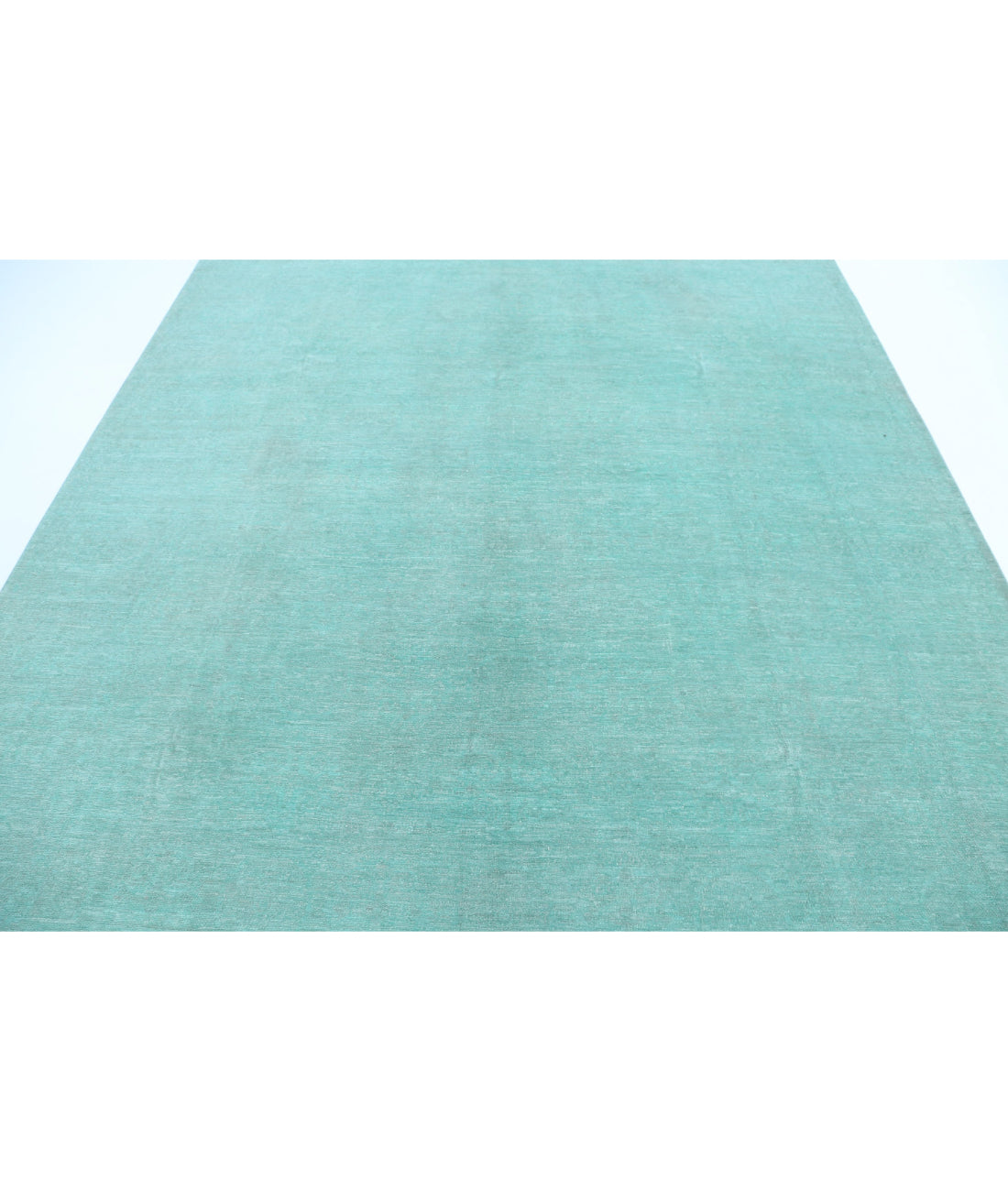 Overdye 8'0'' X 9'11'' Hand-Knotted Wool Rug 8'0'' x 9'11'' (240 X 298) / Green / N/A