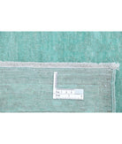 Overdye 8'0'' X 9'11'' Hand-Knotted Wool Rug 8'0'' x 9'11'' (240 X 298) / Green / N/A