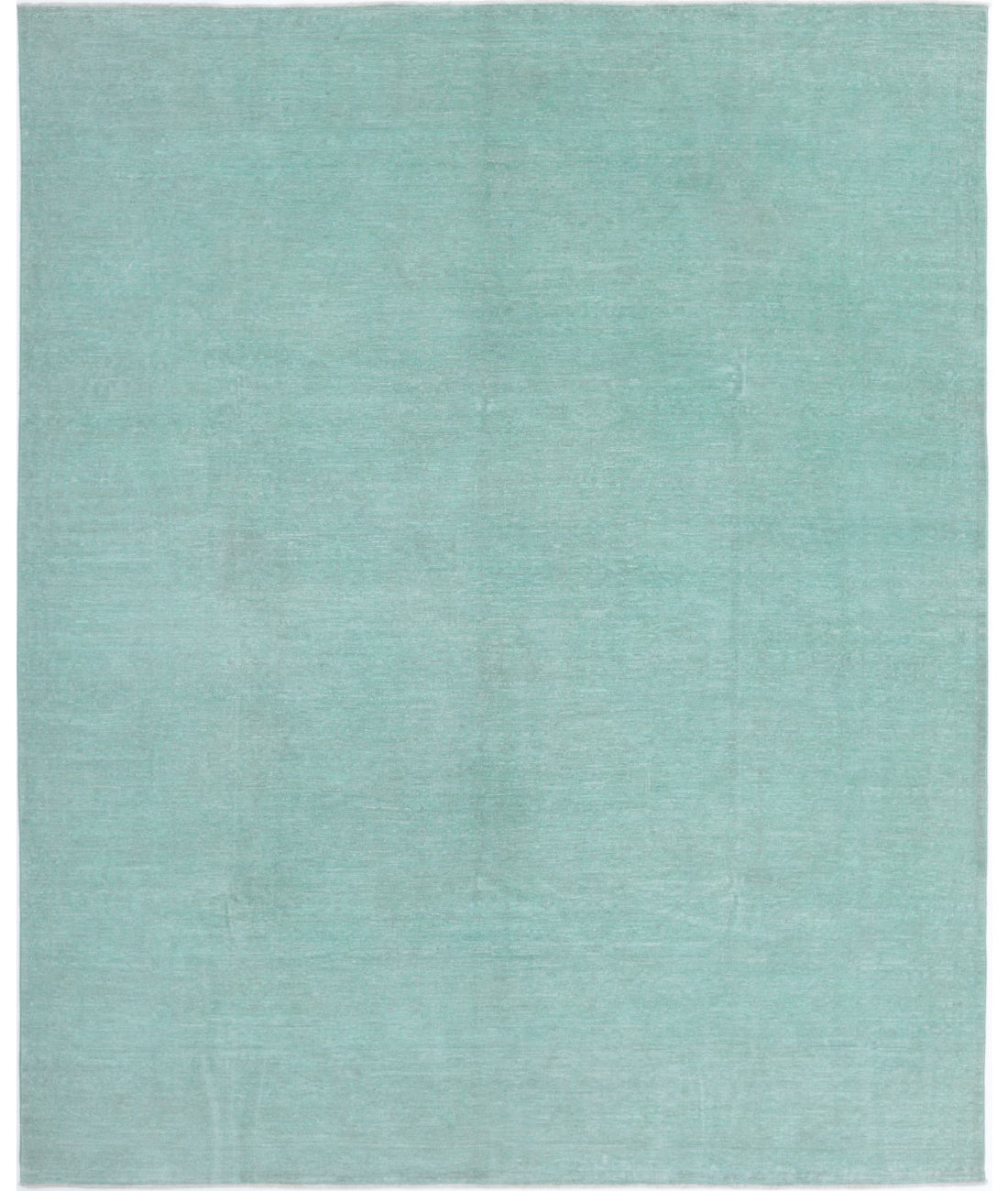 Overdye 8'0'' X 9'11'' Hand-Knotted Wool Rug 8'0'' x 9'11'' (240 X 298) / Green / N/A