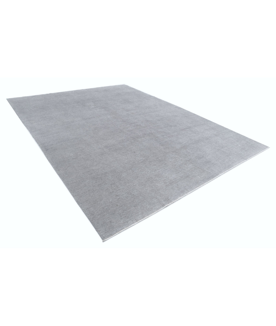 Overdye 9'10'' X 13'10'' Hand-Knotted Wool Rug 9'10'' x 13'10'' (295 X 415) / Grey / N/A