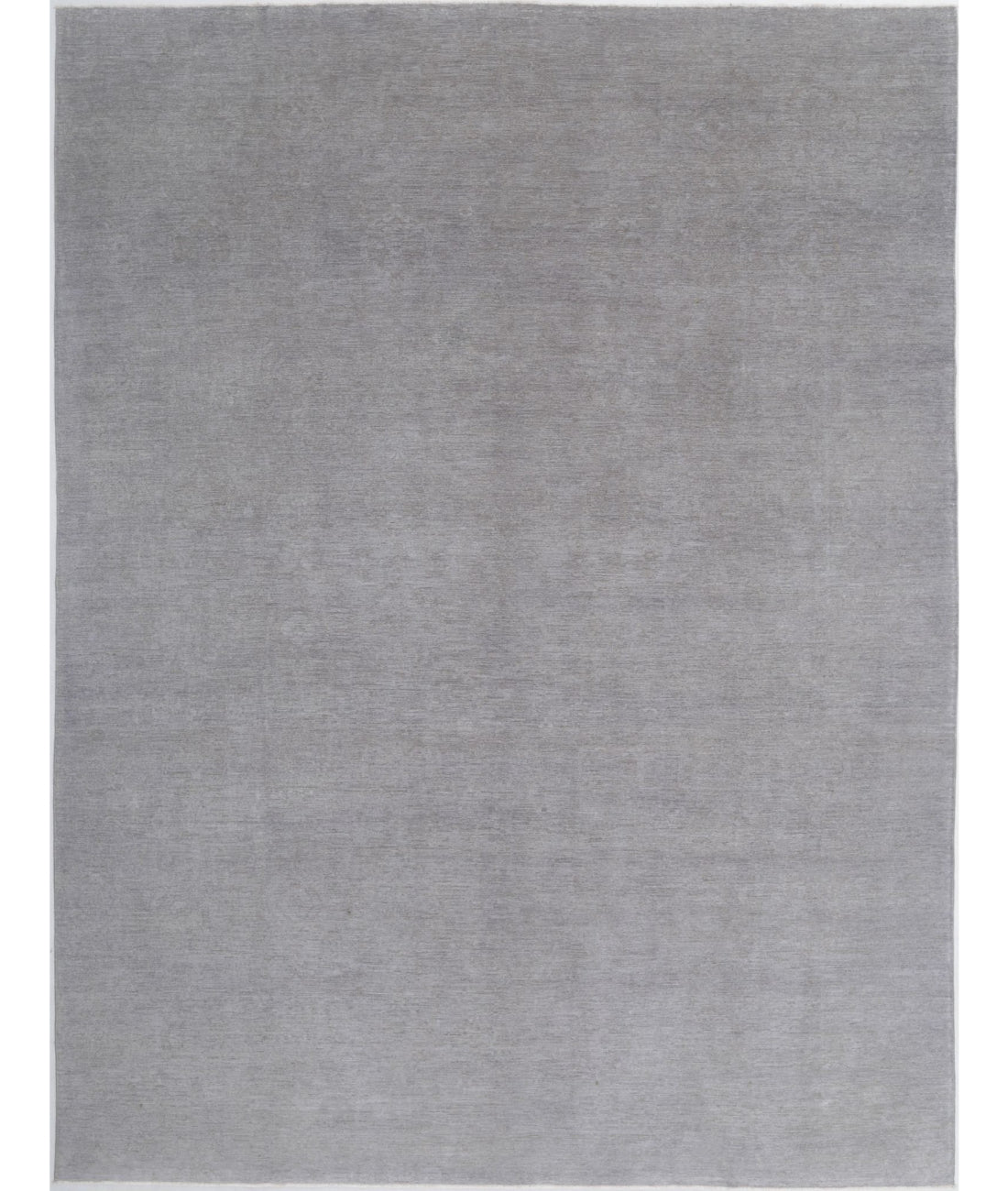 Overdye 9'10'' X 13'10'' Hand-Knotted Wool Rug 9'10'' x 13'10'' (295 X 415) / Grey / N/A