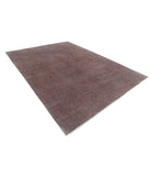 Overdye 8'6'' X 11'4'' Hand-Knotted Wool Rug 8'6'' x 11'4'' (255 X 340) / Brown / N/A