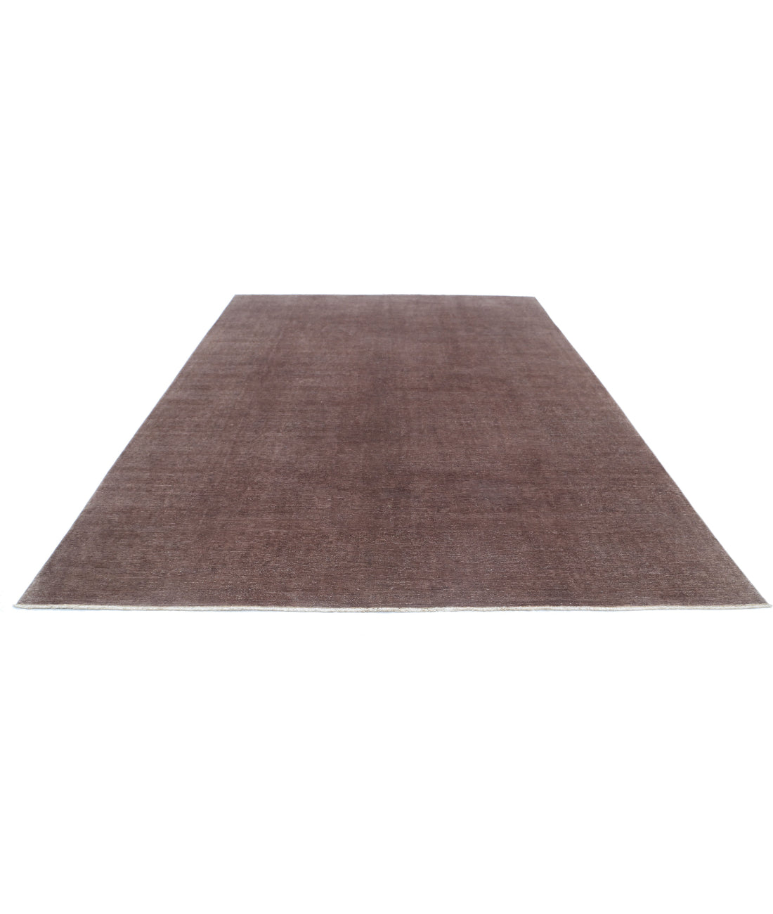 Overdye 8'6'' X 11'4'' Hand-Knotted Wool Rug 8'6'' x 11'4'' (255 X 340) / Brown / N/A