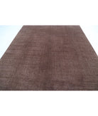 Overdye 8'6'' X 11'4'' Hand-Knotted Wool Rug 8'6'' x 11'4'' (255 X 340) / Brown / N/A