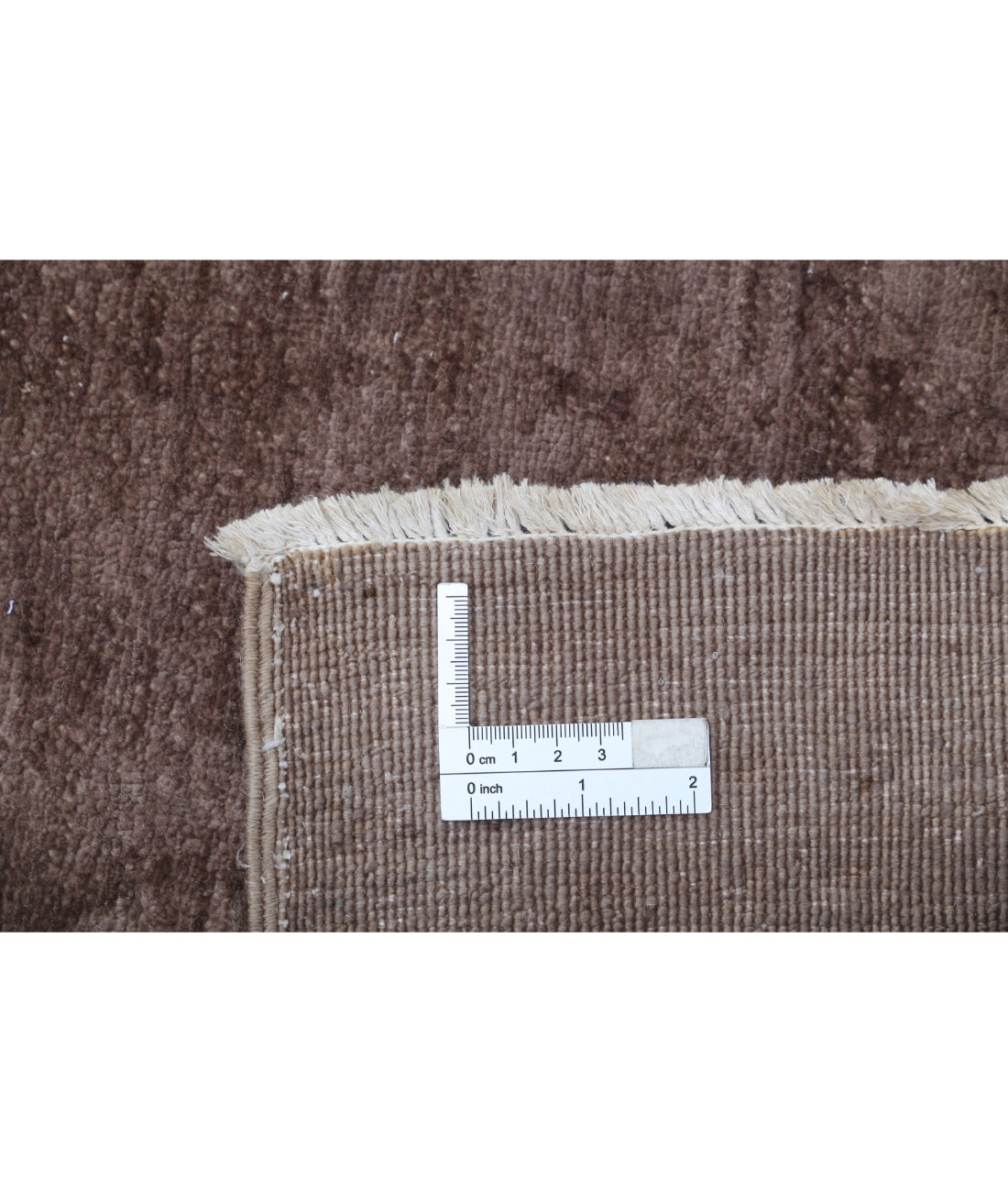 Overdye 8'6'' X 11'4'' Hand-Knotted Wool Rug 8'6'' x 11'4'' (255 X 340) / Brown / N/A