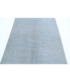 Overdye 4'9'' X 6'8'' Hand-Knotted Wool Rug 4'9'' x 6'8'' (143 X 200) / Silver / Silver