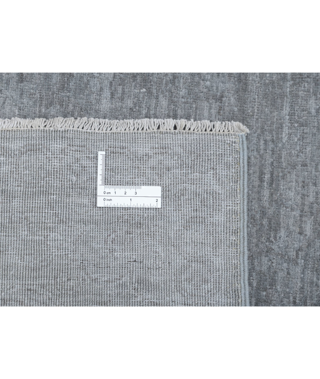 Overdye 3'2'' X 9'4'' Hand-Knotted Wool Rug 3'2'' x 9'4'' (95 X 280) / Grey / N/A