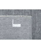 Overdye 3'2'' X 9'4'' Hand-Knotted Wool Rug 3'2'' x 9'4'' (95 X 280) / Grey / N/A