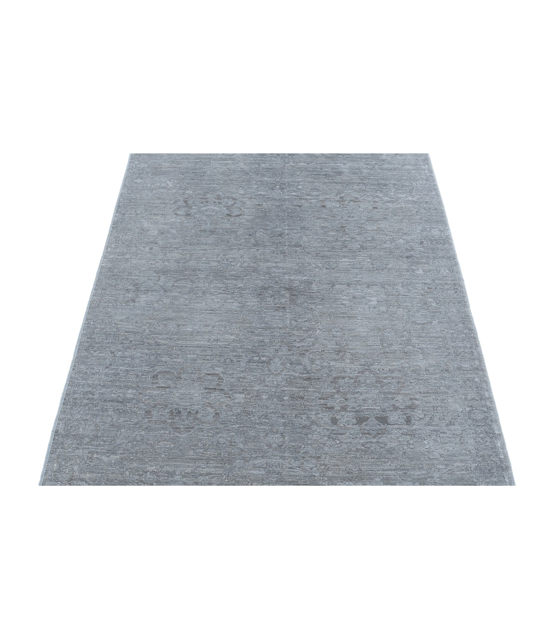 Overdye 3'2'' X 9'4'' Hand-Knotted Wool Rug 3'2'' x 9'4'' (95 X 280) / Grey / N/A