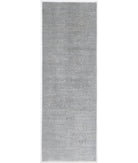 Overdye 3'2'' X 9'4'' Hand-Knotted Wool Rug 3'2'' x 9'4'' (95 X 280) / Grey / N/A