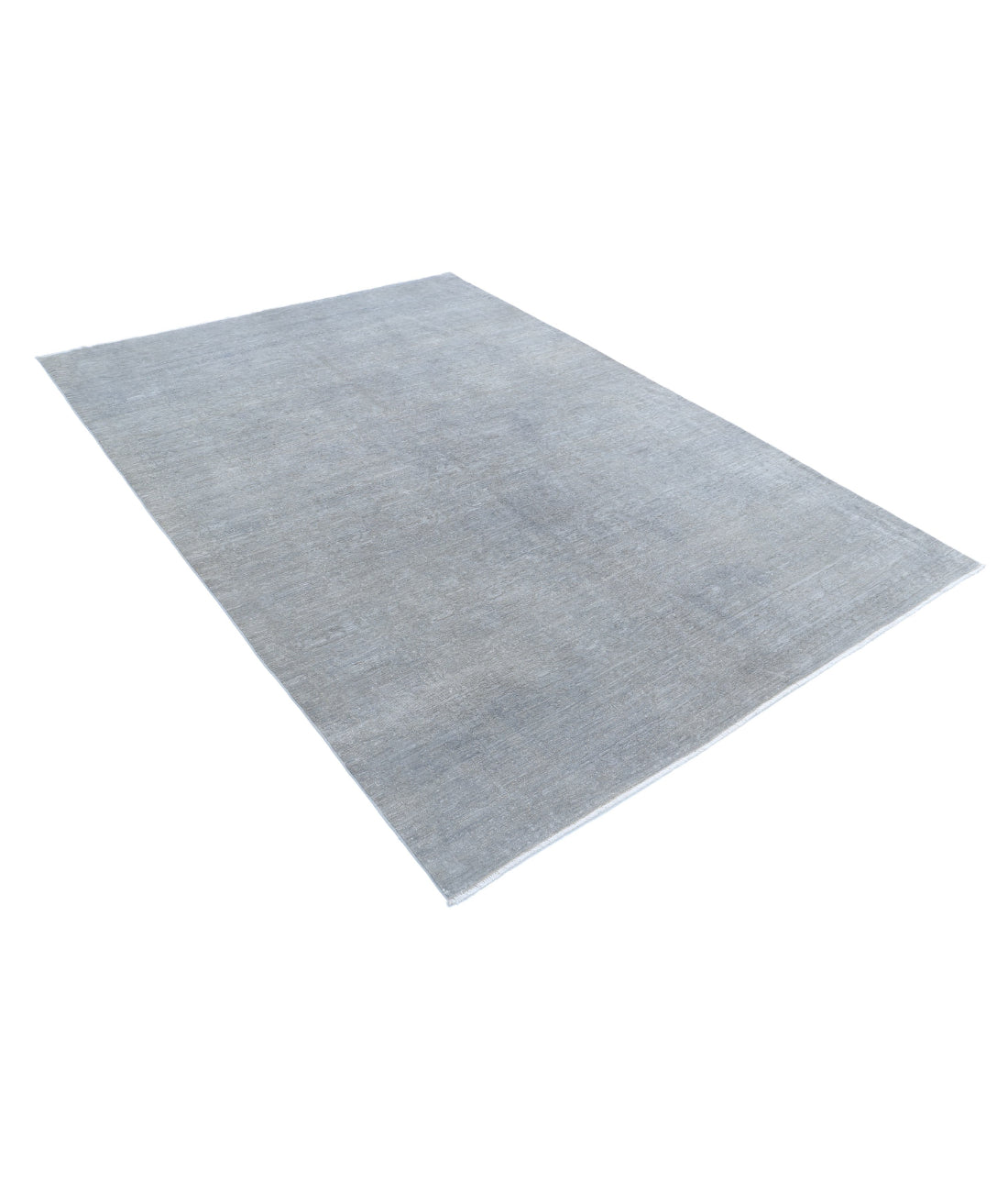 Overdye 6'1'' X 8'8'' Hand-Knotted Wool Rug 6'1'' x 8'8'' (183 X 260) / Grey / N/A