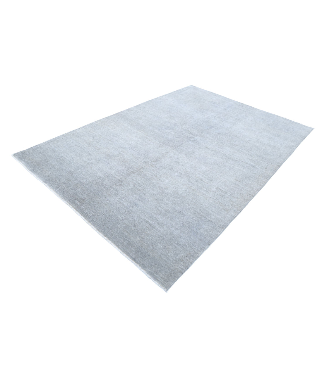 Overdye 6'1'' X 8'8'' Hand-Knotted Wool Rug 6'1'' x 8'8'' (183 X 260) / Grey / N/A