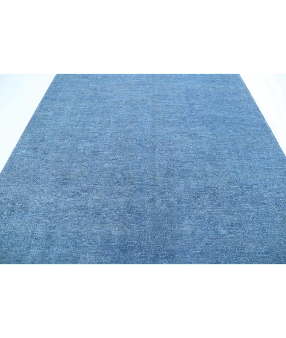 Overdye 8'0'' X 9'8'' Hand-Knotted Wool Rug 8'0'' x 9'8'' (240 X 290) / Blue / N/A