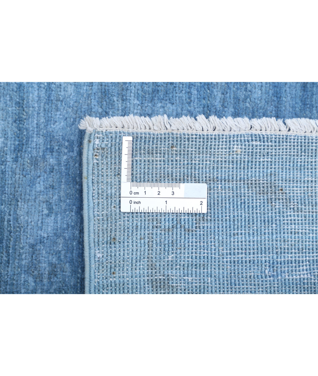 Overdye 8'0'' X 9'8'' Hand-Knotted Wool Rug 8'0'' x 9'8'' (240 X 290) / Blue / N/A