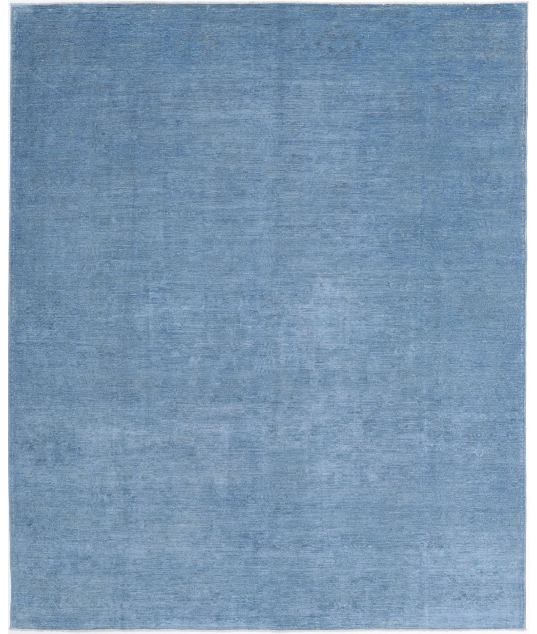 Overdye 8'0'' X 9'8'' Hand-Knotted Wool Rug 8'0'' x 9'8'' (240 X 290) / Blue / N/A