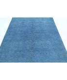 Overdye 6'0'' X 8'5'' Hand-Knotted Wool Rug 6'0'' x 8'5'' (180 X 253) / Blue / N/A