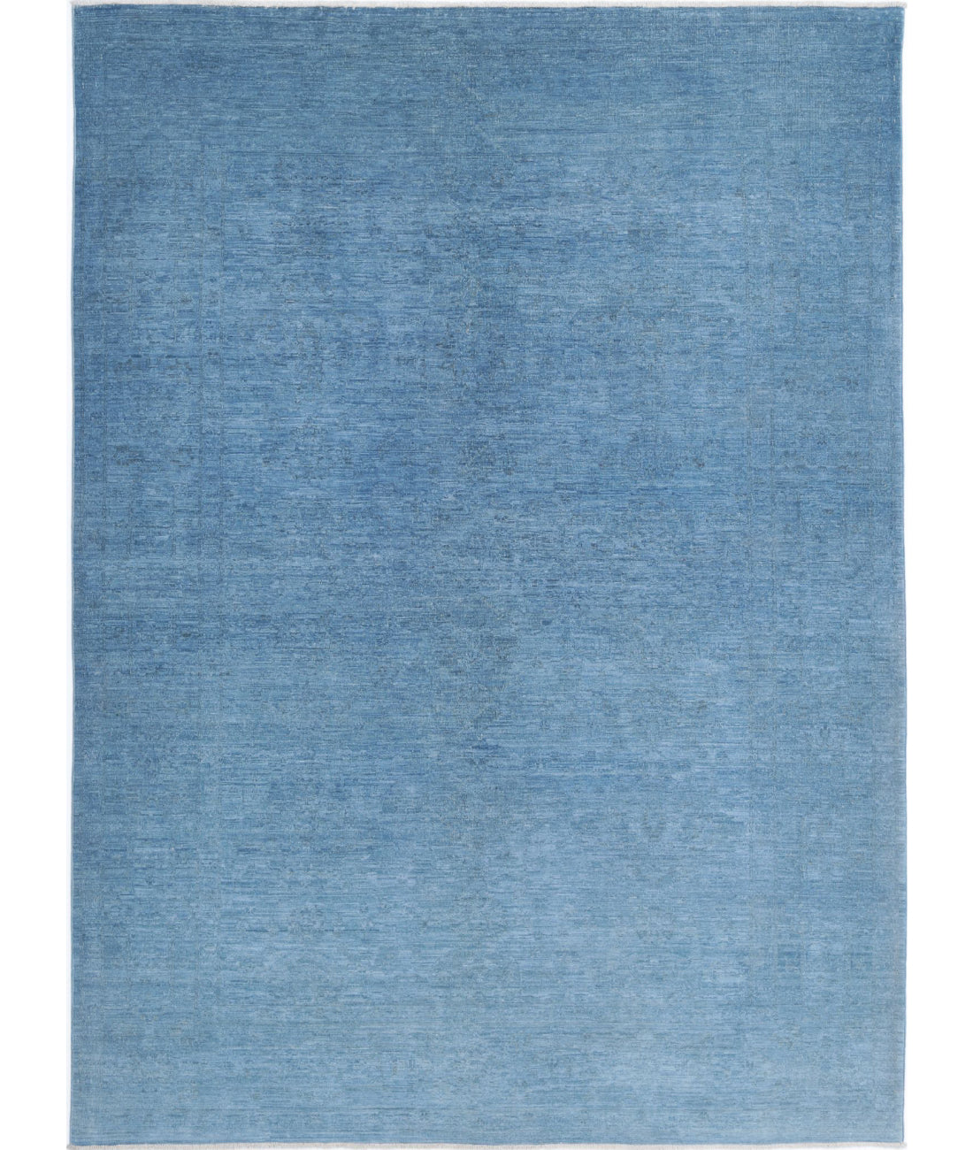 Overdye 6'0'' X 8'5'' Hand-Knotted Wool Rug 6'0'' x 8'5'' (180 X 253) / Blue / N/A