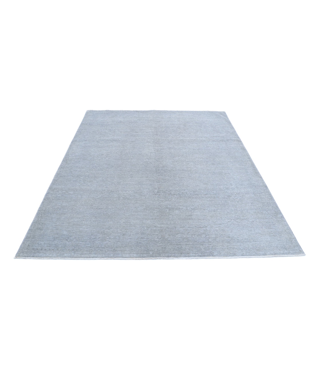 Overdye 6'1'' X 8'3'' Hand-Knotted Wool Rug 6'1'' x 8'3'' (183 X 248) / Grey / Grey