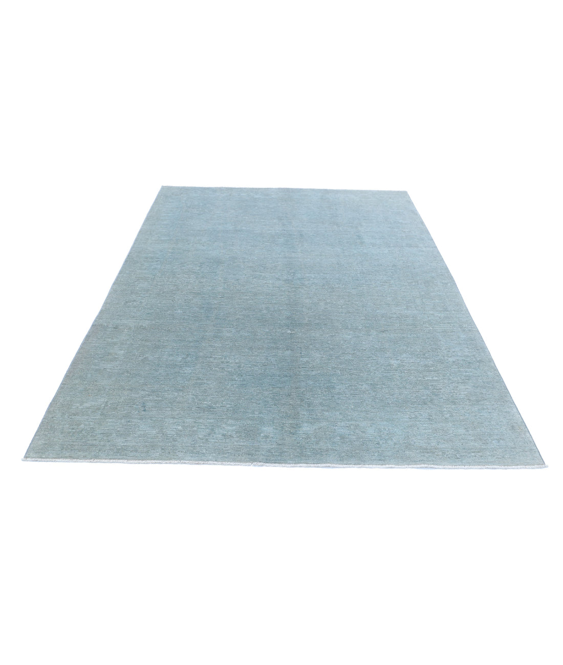 Overdye 6'0'' X 8'2'' Hand-Knotted Wool Rug 6'0'' x 8'2'' (180 X 245) / Grey / N/A