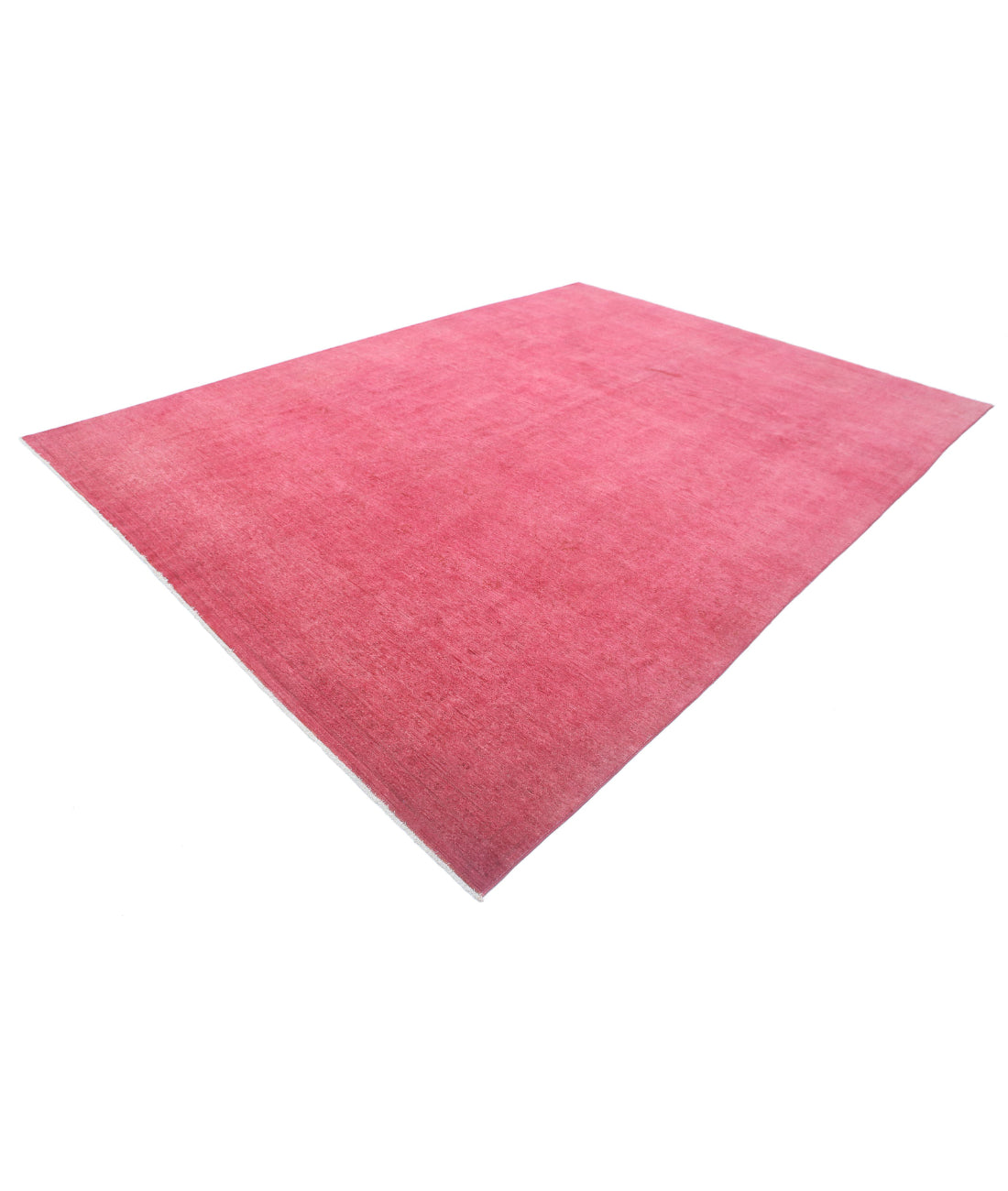 Overdye 9'8'' X 12'6'' Hand-Knotted Wool Rug 9'8'' x 12'6'' (290 X 375) / Red / N/A