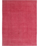 Overdye 9'8'' X 12'6'' Hand-Knotted Wool Rug 9'8'' x 12'6'' (290 X 375) / Red / N/A