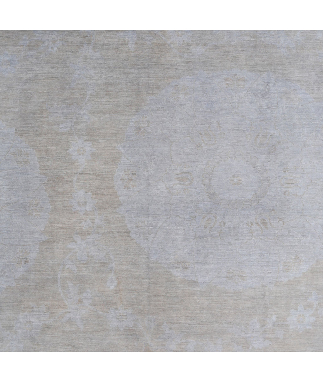 Overdye 8'10'' X 11'4'' Hand-Knotted Wool Rug 8'10'' x 11'4'' (265 X 340) / Grey / N/A