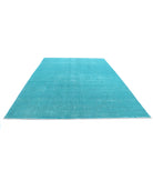 Overdye 9'1'' X 12'0'' Hand-Knotted Wool Rug 9'1'' x 12'0'' (273 X 360) / Green / N/A