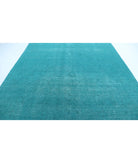 Overdye 9'1'' X 12'0'' Hand-Knotted Wool Rug 9'1'' x 12'0'' (273 X 360) / Green / N/A