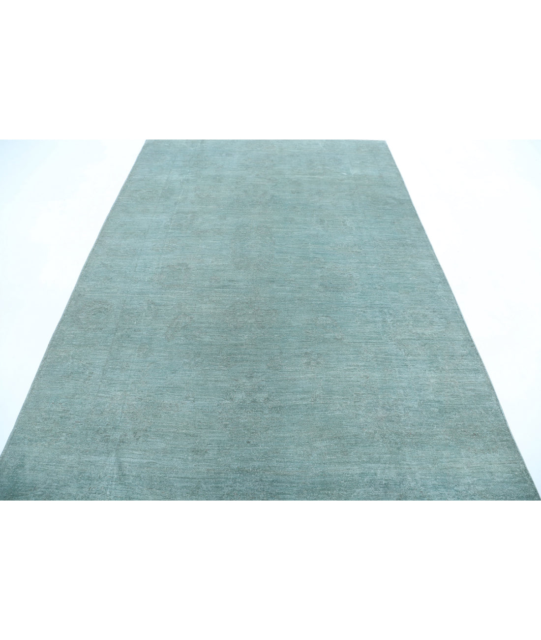 Overdye 6'0'' X 8'10'' Hand-Knotted Wool Rug 6'0'' x 8'10'' (180 X 265) / Green / N/A