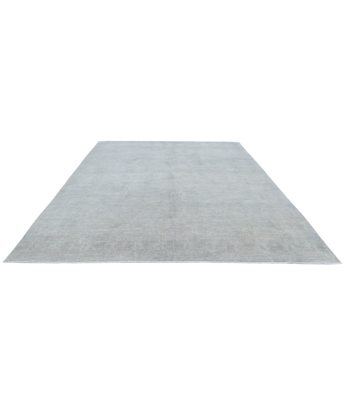 Overdye 9'2'' X 12'3'' Hand-Knotted Wool Rug 9'2'' x 12'3'' (275 X 368) / Grey / N/A