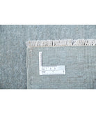 Overdye 3'1'' X 11'1'' Hand-Knotted Wool Rug 3'1'' x 11'1'' (93 X 333) / Grey / Grey