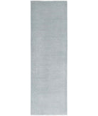 Overdye 3'1'' X 11'1'' Hand-Knotted Wool Rug 3'1'' x 11'1'' (93 X 333) / Grey / Grey