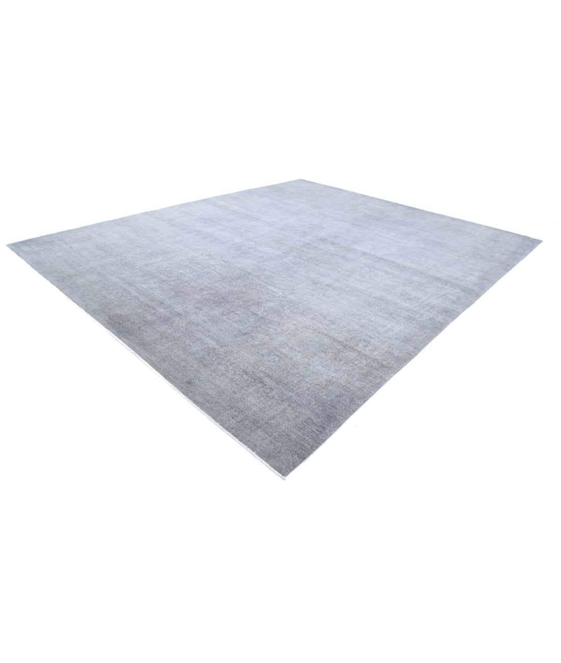 Overdye 11'10'' X 14'3'' Hand-Knotted Wool Rug 11'10'' x 14'3'' (355 X 428) / Grey / Grey