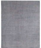 Overdye 11'10'' X 14'3'' Hand-Knotted Wool Rug 11'10'' x 14'3'' (355 X 428) / Grey / Grey