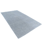 Overdye 6'1'' X 10'8'' Hand-Knotted Wool Rug 6'1'' x 10'8'' (183 X 320) / Grey / Grey