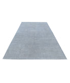 Overdye 6'1'' X 10'8'' Hand-Knotted Wool Rug 6'1'' x 10'8'' (183 X 320) / Grey / Grey