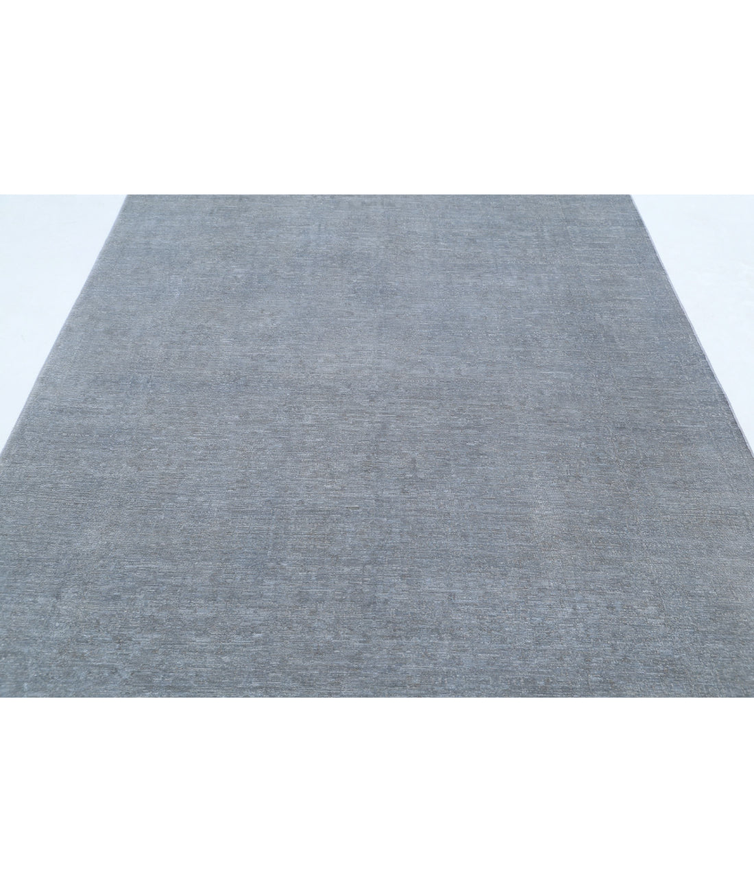 Overdye 6'1'' X 10'8'' Hand-Knotted Wool Rug 6'1'' x 10'8'' (183 X 320) / Grey / Grey