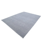 Overdye 8'9'' X 12'0'' Hand-Knotted Wool Rug 8'9'' x 12'0'' (263 X 360) / Grey / Grey