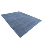 Overdye 8'11'' X 11'9'' Hand-Knotted Wool Rug 8'11'' x 11'9'' (268 X 353) / Grey / Grey