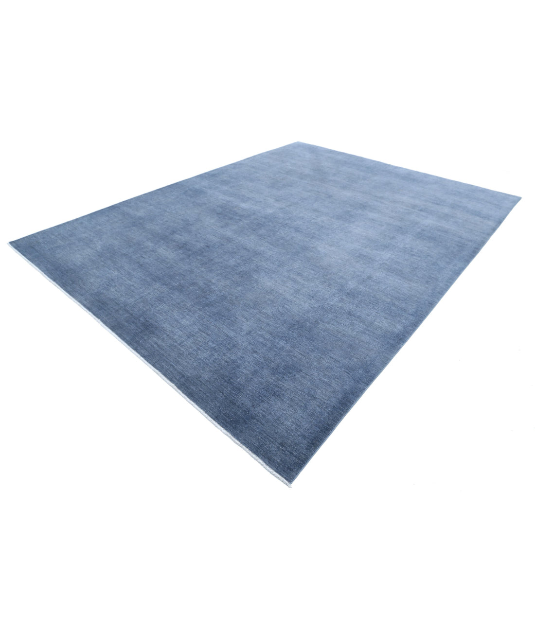 Overdye 8'11'' X 11'9'' Hand-Knotted Wool Rug 8'11'' x 11'9'' (268 X 353) / Grey / Grey