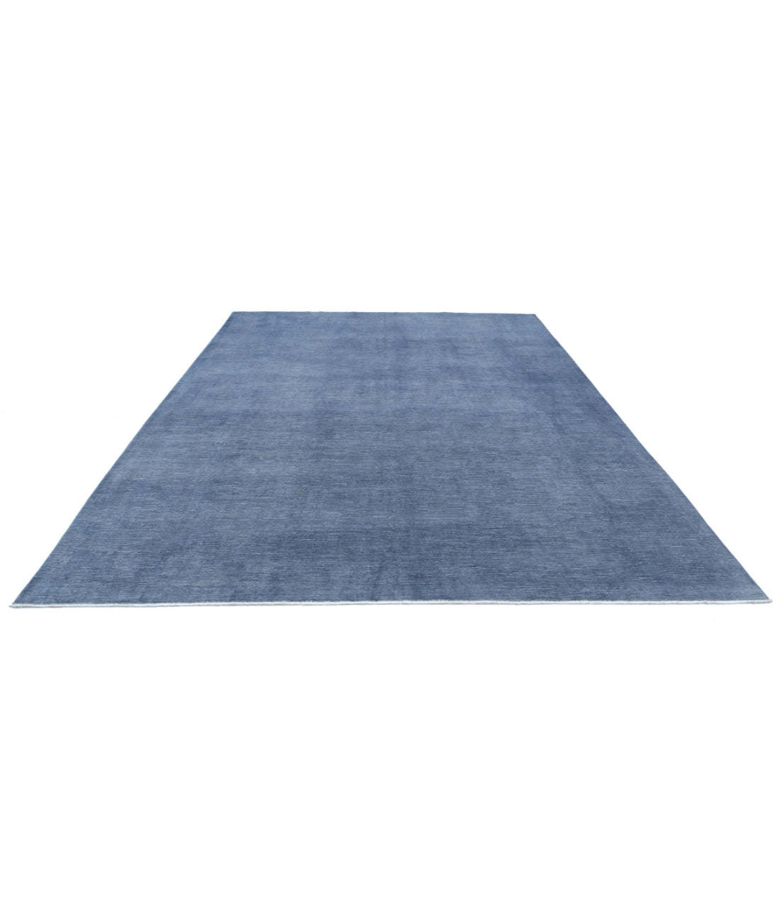 Overdye 8'11'' X 11'9'' Hand-Knotted Wool Rug 8'11'' x 11'9'' (268 X 353) / Grey / Grey