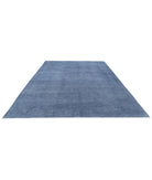 Overdye 8'11'' X 11'9'' Hand-Knotted Wool Rug 8'11'' x 11'9'' (268 X 353) / Grey / Grey