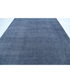 Overdye 8'11'' X 11'9'' Hand-Knotted Wool Rug 8'11'' x 11'9'' (268 X 353) / Grey / Grey