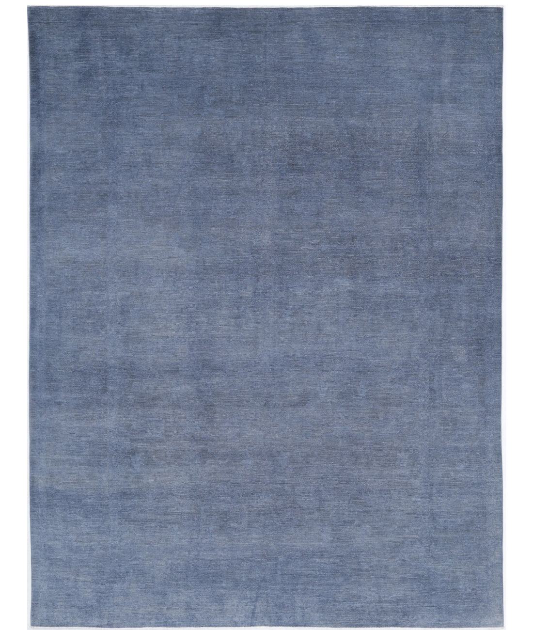 Overdye 8'11'' X 11'9'' Hand-Knotted Wool Rug 8'11'' x 11'9'' (268 X 353) / Grey / Grey