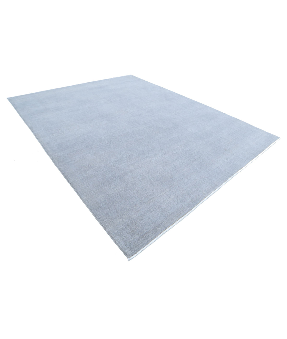 Overdye 8'11'' X 11'6'' Hand-Knotted Wool Rug 8'11'' x 11'6'' (268 X 345) / Grey / Grey