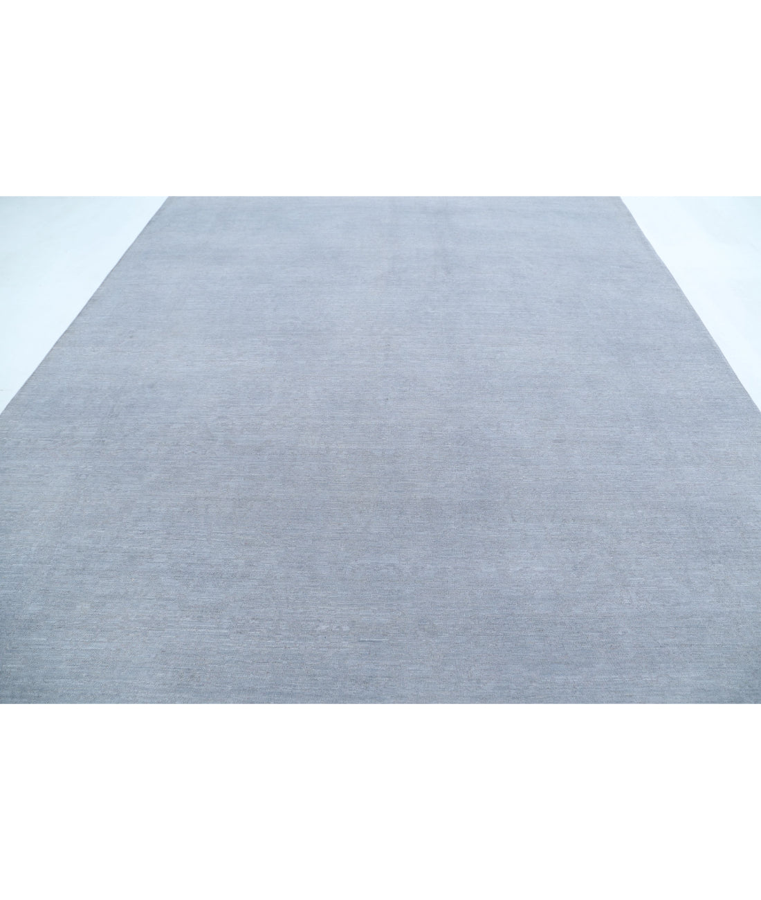 Overdye 8'11'' X 11'6'' Hand-Knotted Wool Rug 8'11'' x 11'6'' (268 X 345) / Grey / Grey