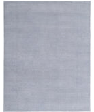 Overdye 8'11'' X 11'6'' Hand-Knotted Wool Rug 8'11'' x 11'6'' (268 X 345) / Grey / Grey