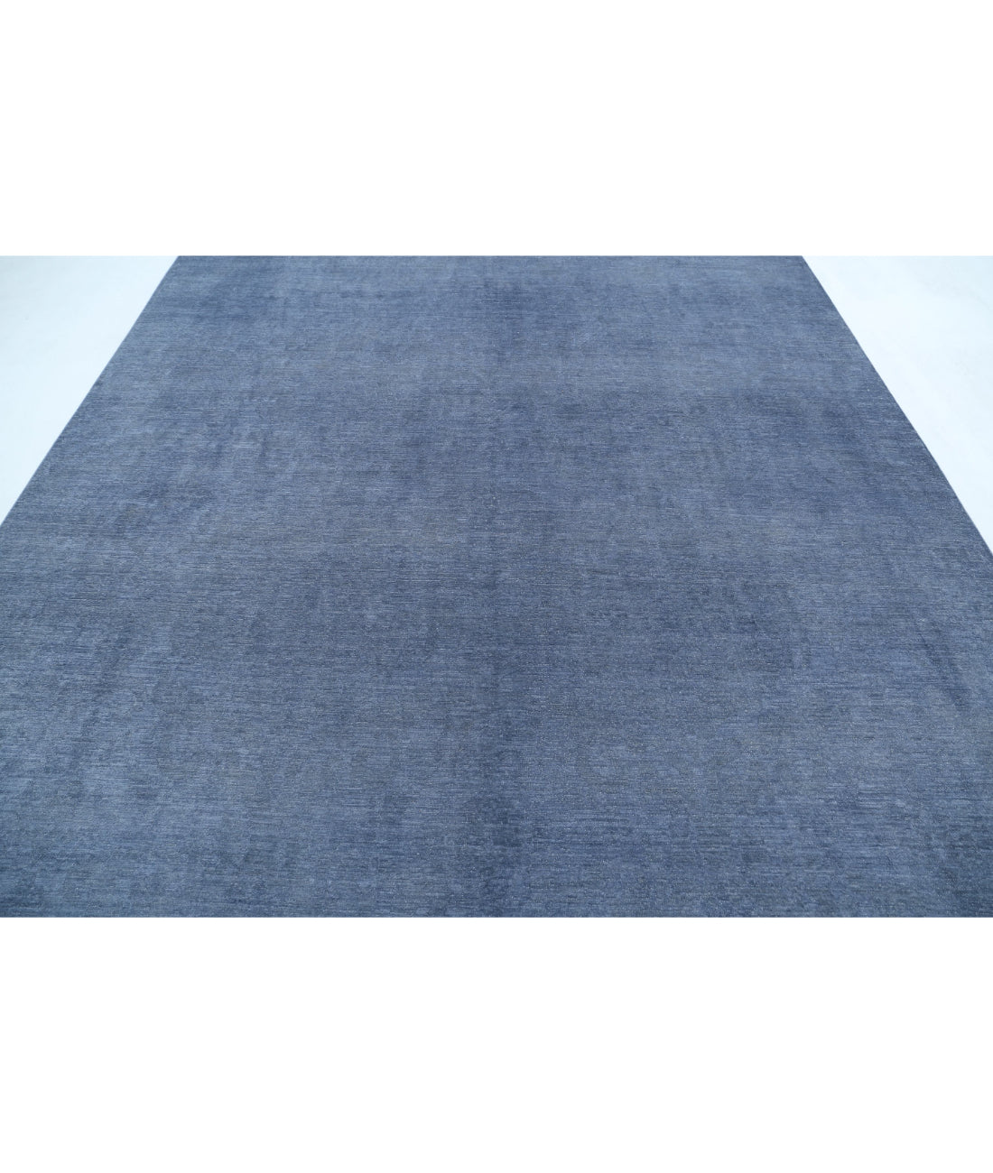 Overdye 8'6'' X 11'8'' Hand-Knotted Wool Rug 8'6'' x 11'8'' (255 X 350) / Grey / Grey